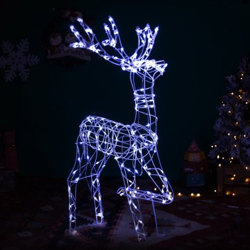 Brilagi - LED buiten kerstdecoratie LED/3,6W/31/230V 6500K 120 cm IP44 rendier