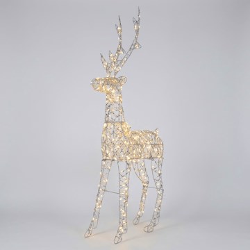 BRILAGI - LED Buiten kerstdecoratie LED/3,6W/8 functies 130 cm rendier warm wit