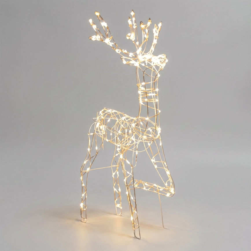 BRILAGI - LED Buiten kerstdecoratie LED/3,6W/8 functies 150 cm IP44 rendier warm wit