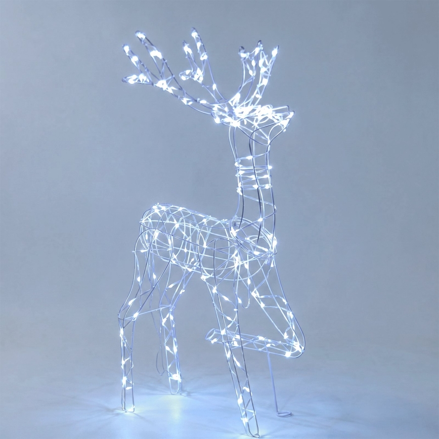 BRILAGI - LED buiten kerstdecoratie LED/3,6W/8 functies 75 cm IP44 rendier koud wit