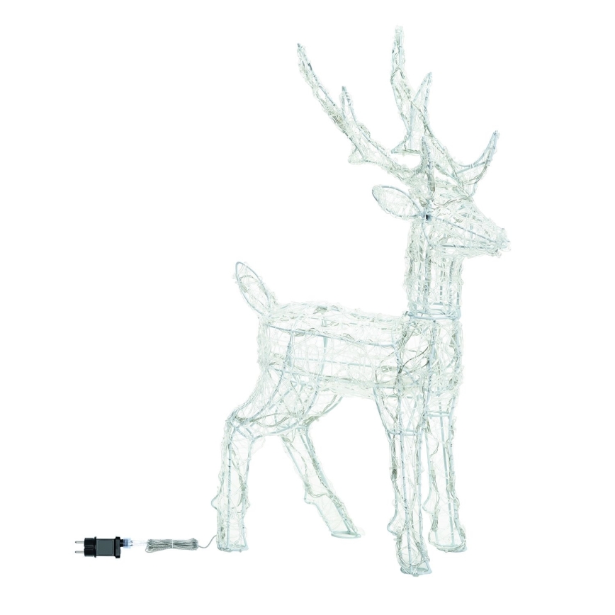 BRILAGI - LED buiten kerstdecoratie LED/3,6W/8 functies 65 cm IP44 rendier koud wit