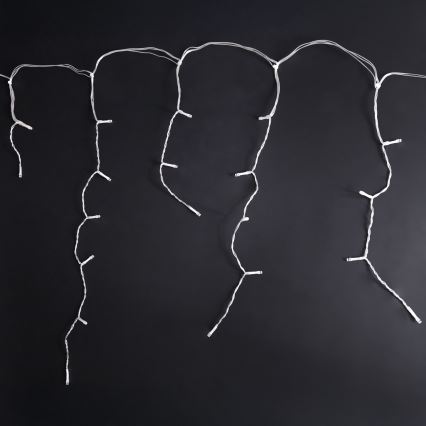 Brilagi - LED-kerstverlichting voor buiten, 200 LED / 8 functies, 13 m, IP44, warm wit, ijspegels