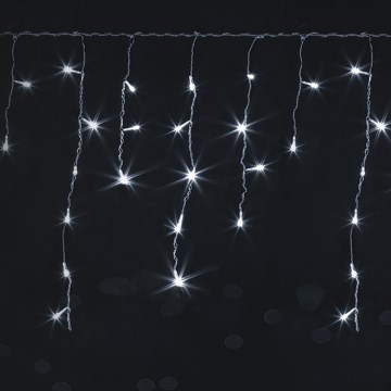 Brilagi - LED buiten kerstlichtsnoer 400xLED/8 functies 23x0,6m IP44 koud wit