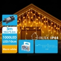 BRILAGI - LED buiten kerstsnoer 1000xLED/9W/8 functies 53x0,6m IP44 warm wit
