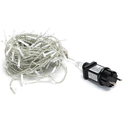 Brilagi - LED buiten kerstsnoer 200xLED/8 functies 13x0,6m IP44 koud wit
