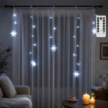BRILAGI - LED buiten kerstsnoer 60xLED/6W/6x0,7m IP44 koel wit
