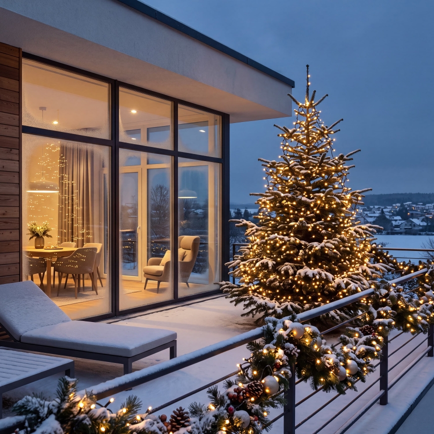 BRILAGI - LED buiten kerstsnoer 800xLED 21m IP44 warm wit