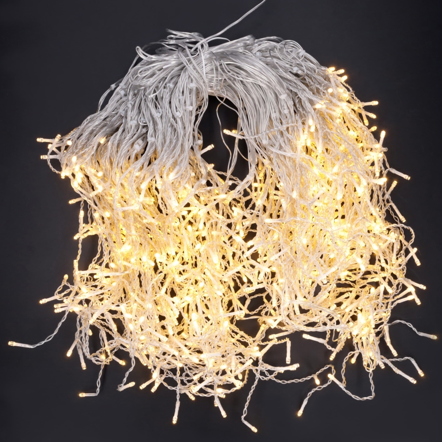 BRILAGI - LED buiten kerstverlichting 800xLED/8 functies 43m IP44 warm wit ijspegels