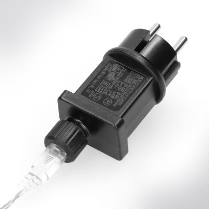 Brilagi - LED buiten kerstverlichting 150xLED 5 m IP44 koud wit, vuurwerk-effect