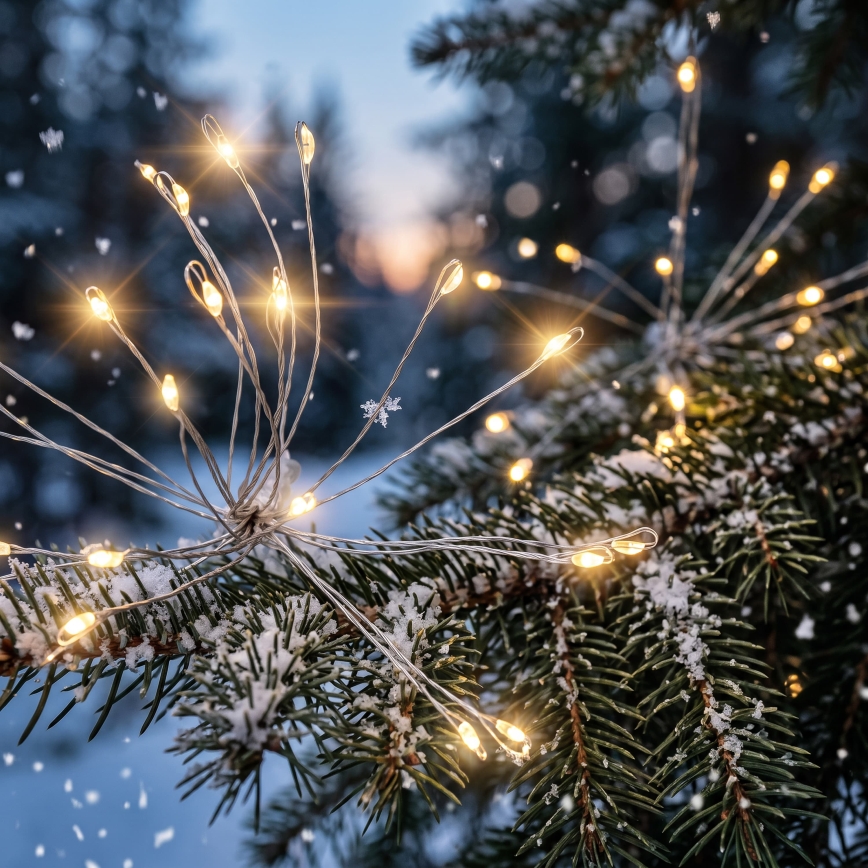 BRILAGI - LED buiten kerstverlichting 300xLED 7m IP44 warm wit vuurwerk