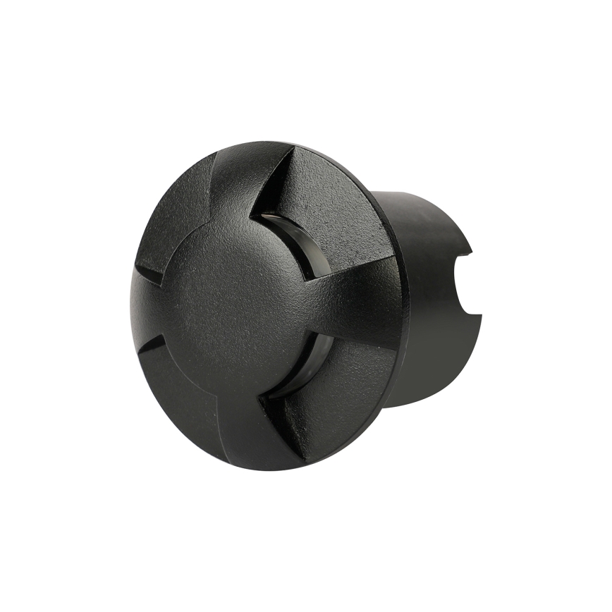 Brilagi - LED buiten oprijdbaar grondarmatuur GROUNDRAY LED/1W/230V zwart IP67