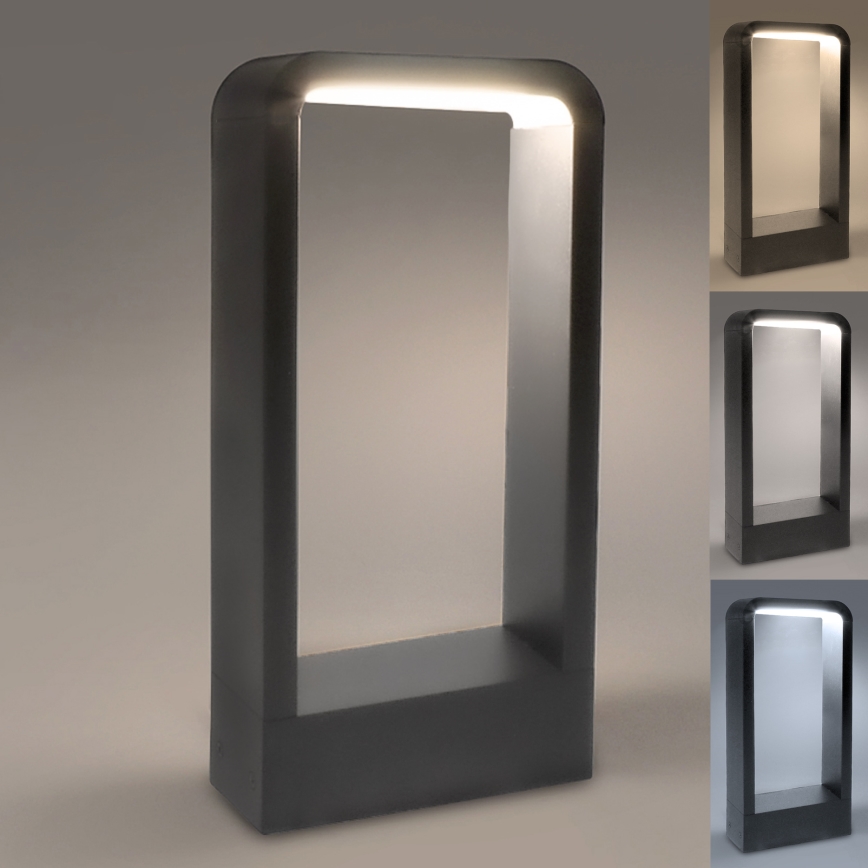 Brilagi - LED Buitenlamp BARI LED/7W/230V 3000/4000/6000K antraciet IP54 30 cm