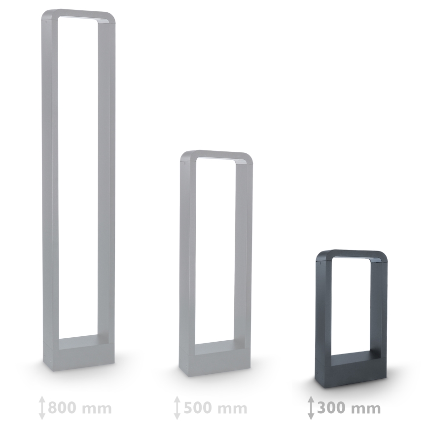 Brilagi - LED Buitenlamp BARI LED/7W/230V 3000/4000/6000K antraciet IP54 30 cm