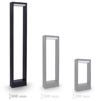 Brilagi - LED Buitenlamp BARI LED/7W/230V 3000/4000/6000K antraciet IP54 80 cm