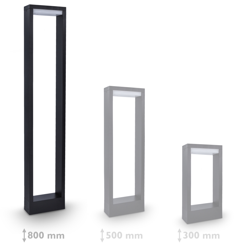 Brilagi - LED Buitenlamp BARI LED/7W/230V 3000/4000/6000K antraciet IP54 80 cm