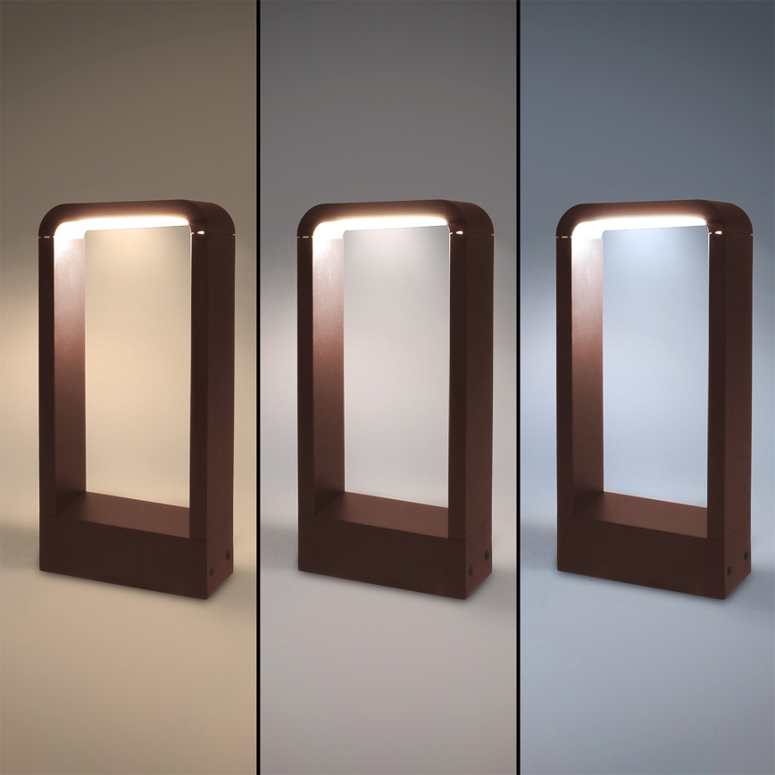 Brilagi - LED buitenlamp BARI LED/7W/230V 3000/4000/6000K bruin IP54 30 cm