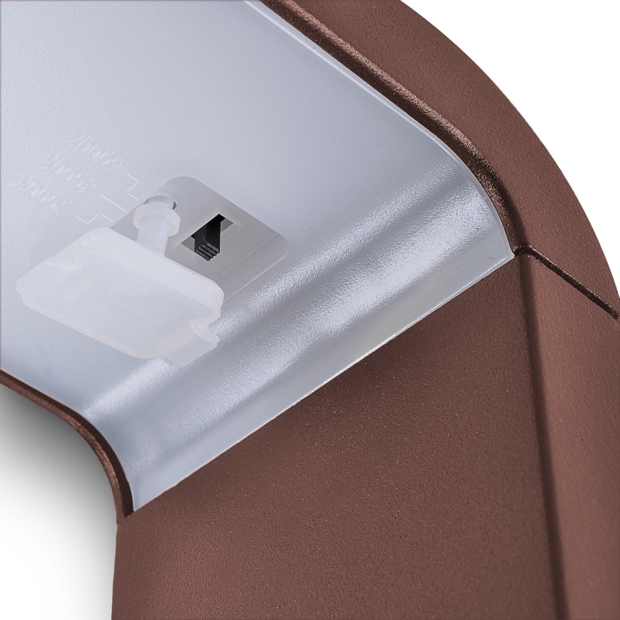 Brilagi - LED-buitenlamp BARI LED/7W/230V 3000/4000/6000K bruin IP54 50 cm