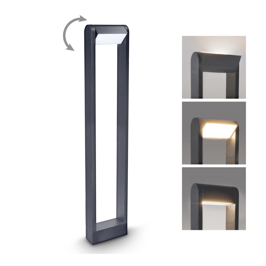 Brilagi - LED Buitenlamp CROTONE LED/7W/230V antraciet IP54 80 cm