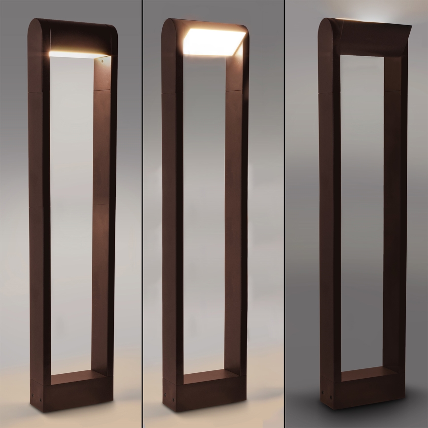 Brilagi - LED buitenlamp CROTONE LED/7W/230V bruin IP54 80 cm