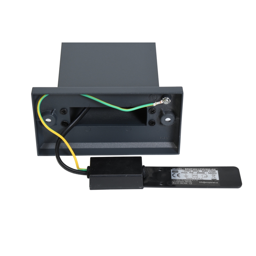 Brilagi - LED Buitenlamp met een sensor ARCELO LED/9W/230V 80 cm IP54
