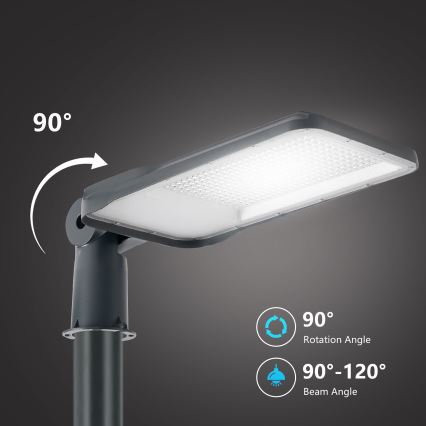 Brilagi - URBANLIGHT LED/200W/230V buitenlamp voor straatverlichting met 3 m paal en verstelbaar scharnier, antraciet, IP65