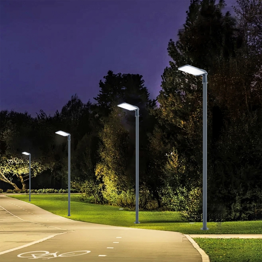 Brilagi - LED straatlantaarn voor buiten met 4 m paal en scharnier URBANLIGHT LED/200W/230V antraciet IP65