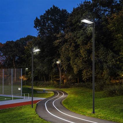 Brilagi - LED straatlantaarn voor buiten met 4 m paal en scharnier URBANLIGHT LED/200W/230V zwart IP65