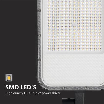 Brilagi - LED straatlamp voor buiten met 5 m paal en draaibare koppeling URBANLIGHT LED/200W/230V zwart IP65