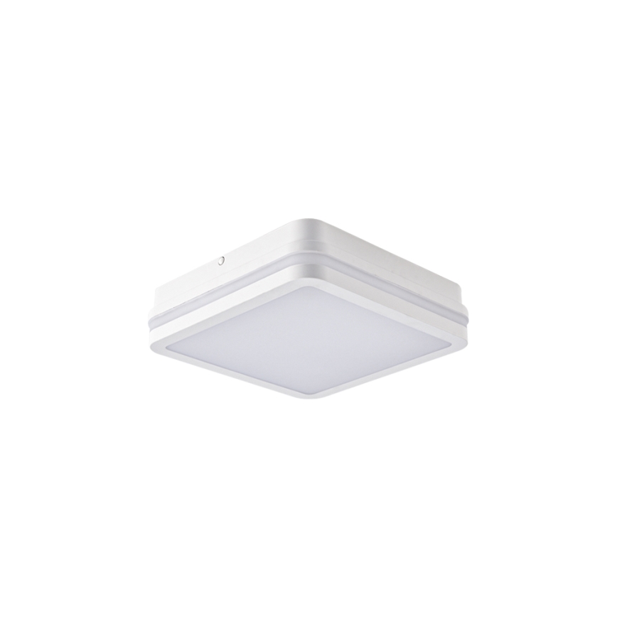 Brilagi - LED buitenlamp met sensor BENE LED/18W/230V 22x22 cm wit IP54