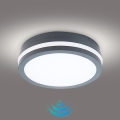 Brilagi - LED Buitenlamp met sensor BENE LED/18W/230V Ø 22 cm antraciet IP54