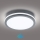 Brilagi - LED Buitenlamp met sensor BENE LED/24W/230V Ø 26 cm antraciet IP54