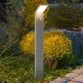 Brilagi - LED buitenlamp met sensor RIANO LED/8W/230V zilver IP65