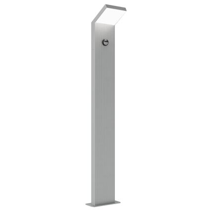 Brilagi - LED buitenlamp met sensor RIANO LED/8W/230V zilver IP65