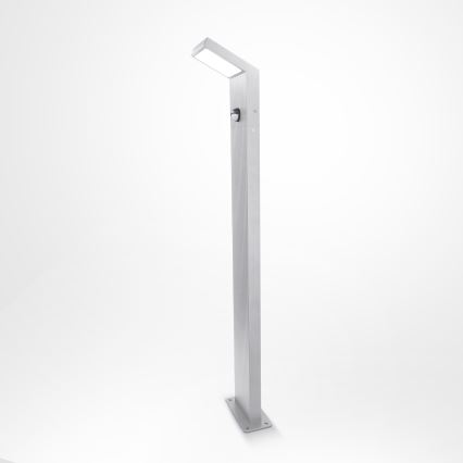 Brilagi - LED buitenlamp met sensor RIANO LED/8W/230V zilver IP65