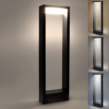 Brilagi - LED Buitenlamp RAGUSA LED/7W/230V 3000/4000/6000K zwart IP54 50 cm