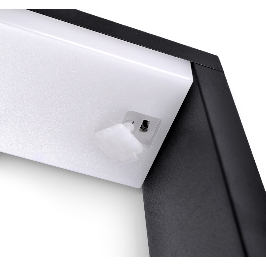 Brilagi - LED Buitenlamp RAGUSA LED/7W/230V 3000/4000/6000K zwart IP54 50 cm