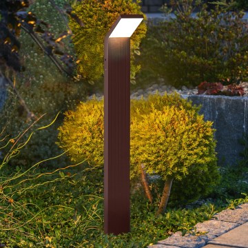 Brilagi - LED buitenlamp RIANO LED/8W/230V bruin IP65 80 cm
