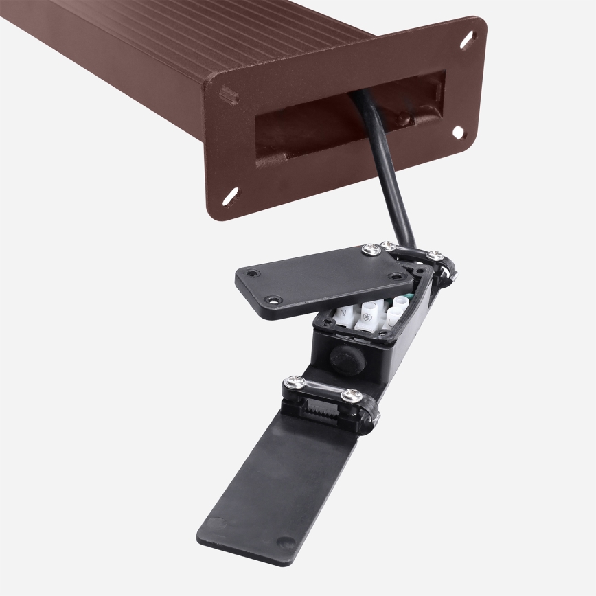 Brilagi - LED buitenlamp RIANO LED/8W/230V bruin IP65 80 cm