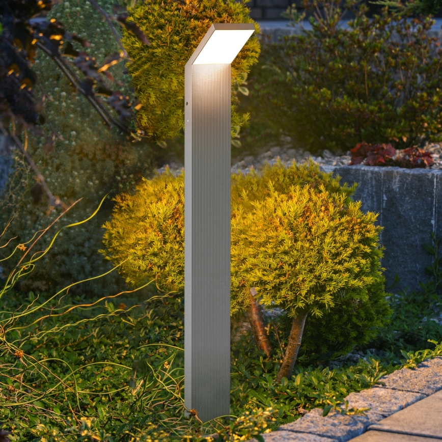 Brilagi - LED buitenlamp RIANO LED/8W/230V zilver IP65