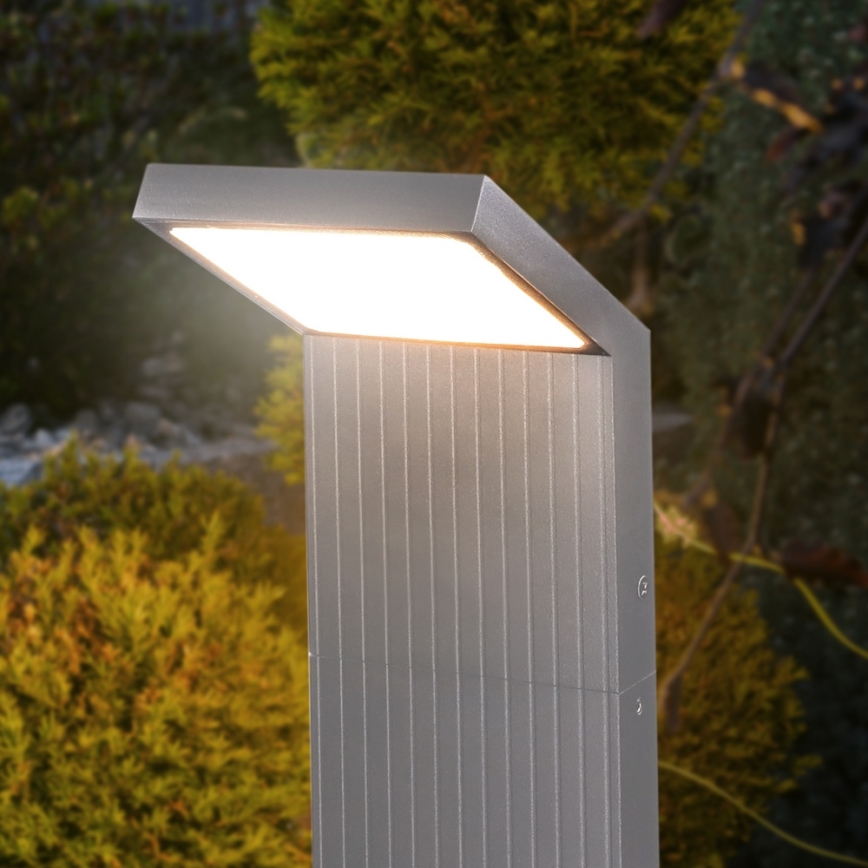 Brilagi - LED buitenlamp RIANO LED/8W/230V zilver IP65