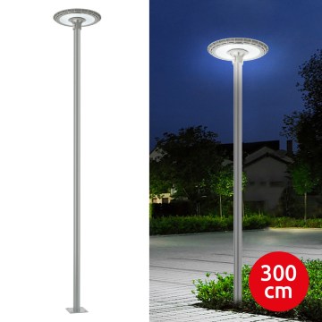 BRILAGI - LED Buitenlantaarn met 3 m paal URBANSPARK LED/120W/230V grijs IP65