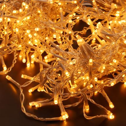 Brilagi - LED buitenlichtsnoer 360xLED/8 functies, 14 m, IP44, warm wit, ijspegels