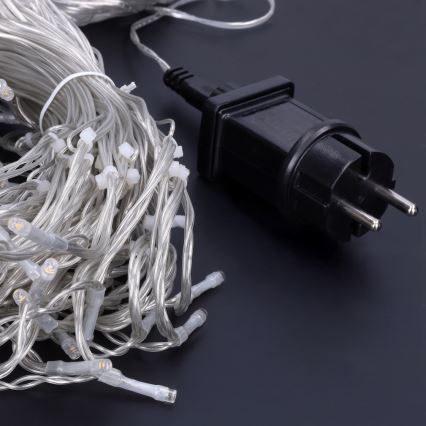 Brilagi - LED buitenlichtsnoer 360xLED/8 functies, 14 m, IP44, warm wit, ijspegels