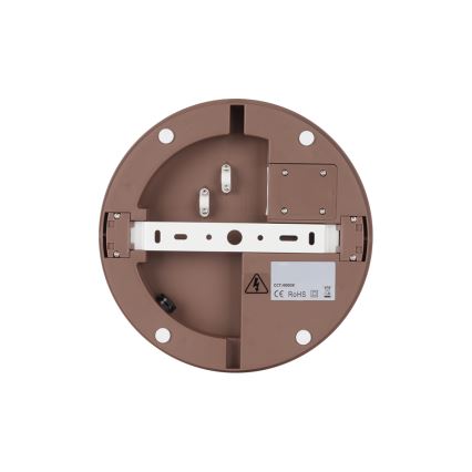 Brilagi - LED-buitenplafondlamp BENE LED/18W/230V Ø 21,5 cm bruin IP54