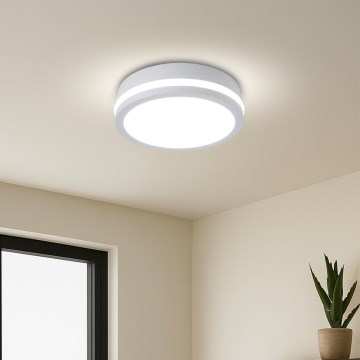 Brilagi - LED buitenplafondlamp BENE LED/18W/230V Ø 21,5 cm wit IP54