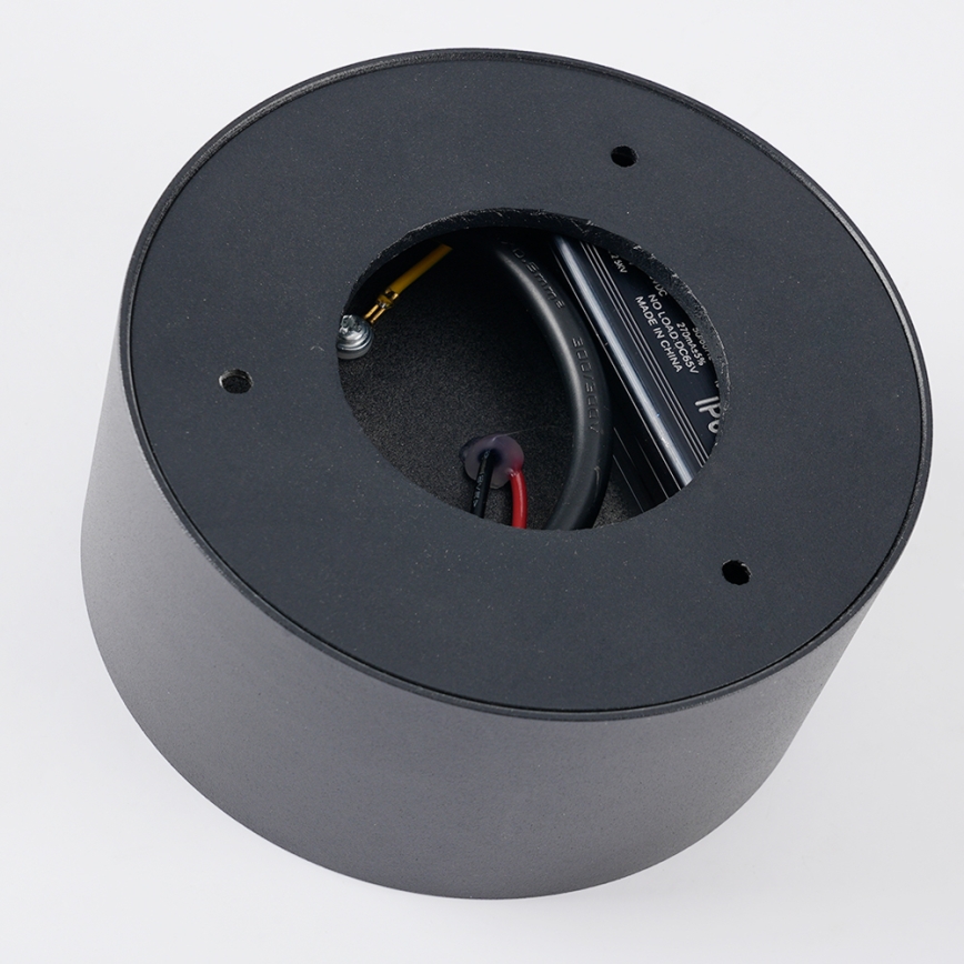 BRILAGI - LED buitenplafondlamp FORIS LED/14W/230V Ø 12 cm antraciet IP44