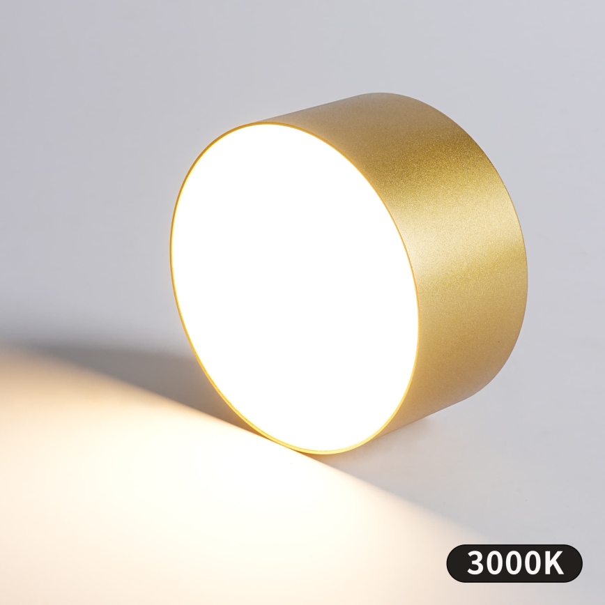 BRILAGI - LED Buitenplafondlamp FORIS LED/14W/230V Ø 12 cm goudkleurig IP44
