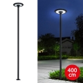 Brilagi - LED buitenstraatlamp met 4 m paal URBANSPARK LED/120W/230V zwart IP65