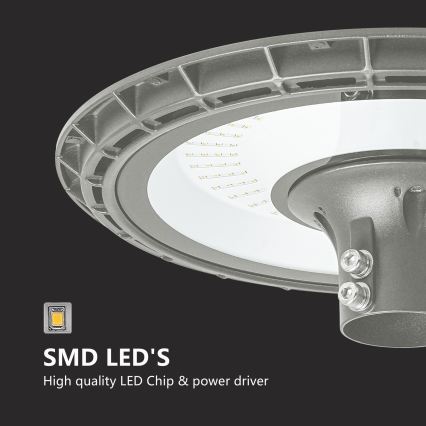 BRILAGI - LED Buitenlantaarn met 3 m paal URBANSPARK LED/120W/230V grijs IP65