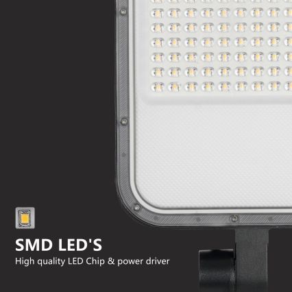 Brilagi - LED buitenstraatlamp met scharnier URBANLIGHT LED/100W/230V zwart IP65